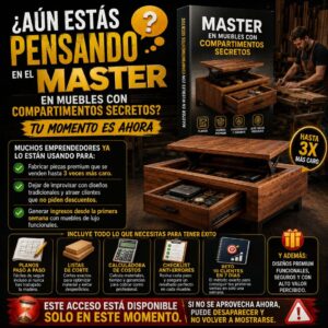 Master de Muebles con Compartimientos Secretos