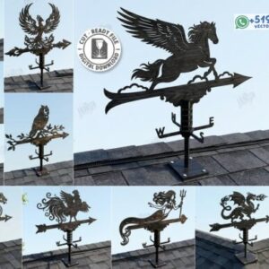 Pack de veletas decorativas con figuras fantásticas y animales
