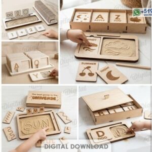 Juegos Educativos Sensoriales con Arena y Moldes Pack Didáctico