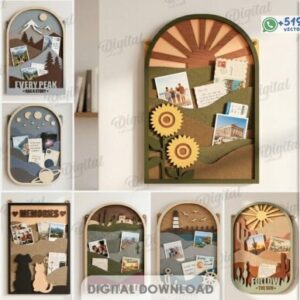 Paneles Decorativos Portafotos y Recuerdos en Capas