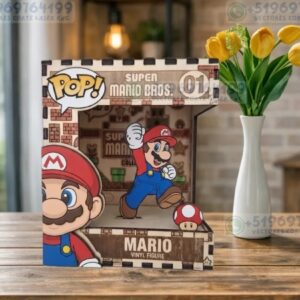 Caja Funko Pop de Mario Bros para Corte Láser
