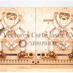 Mono mecánico multiplicador matematico para Corte Láser