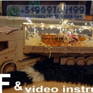 Camión Scania Portabotellas para Regalo y Exhibición