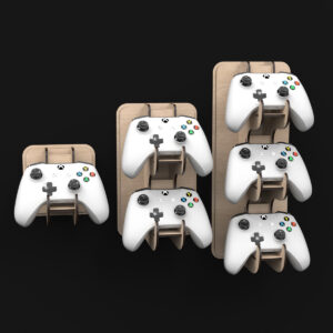 Soporte de pared para mando de juegos en formato vectorial