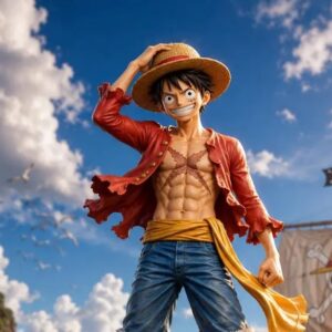 Figura de Luffy de One Piece para Impresión 3D | Modelo STL de Alta Calidad