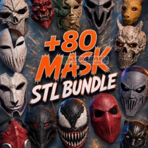 Pack de más de 80 máscaras y cascos STL de ciencia ficción para impresión 3D