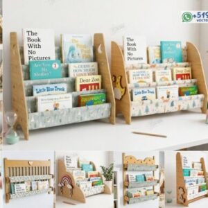 Paquete de soportes para libros infantiles en formato vectorial