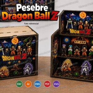Pesebre Dragon Ball Z 3 mm