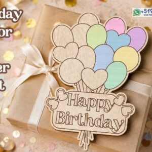 Ramo de globos Happy Birthday para Cake Topper y decoración de cumpleaños