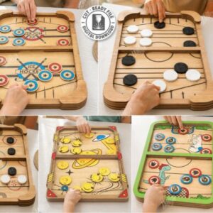 Pack de Juegos de Lanzamiento Rápido de Discos – 5 Diseños de Mesa
