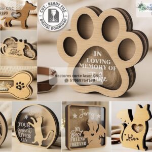 Pack de Cajas de Recuerdo para Mascotas – Diseños Conmemorativos
