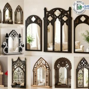 Pack de Marcos Góticos para Espejos con Arcos Ornamentales