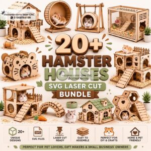 Pack de casas para Hámster – Pack de Diseños Vectoriales