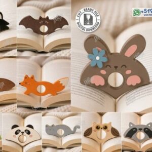 Pack de Sujetapáginas de Animales – Accesorios Ergonómicos para Lectura
