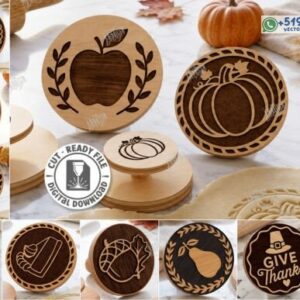 Pack de Sellos para Galletas de Otoño y Acción de Gracias