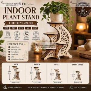 Soporte Escalonado para Plantas de Interior – 4 Tamaños
