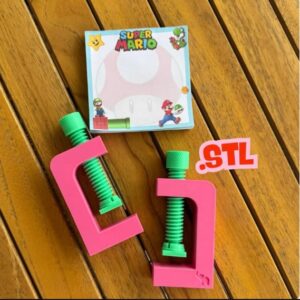 Prensa dispensadora 3D para notas adhesivas Post-it con tornillo ajustable