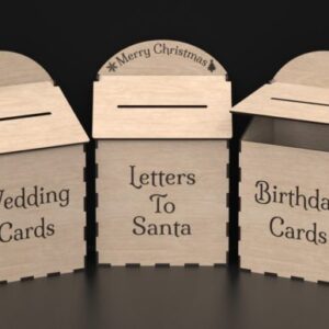 Caja Buzón 3D para Tarjetas y Cartas – Bodas, Cumpleaños y Navidad