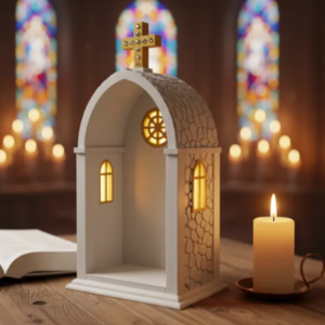 Capilla Oratorio Mini Iglesia de 20 cm en STL para impresión 3D