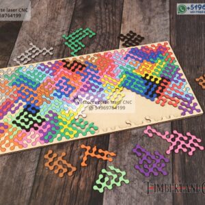 Rompecabezas Fractal Enredos Puzzle Geométrico