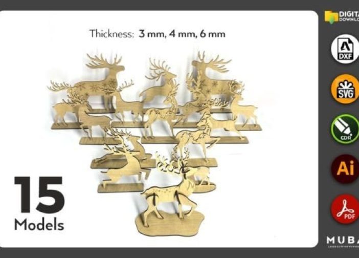 15 modelos de renos navideños