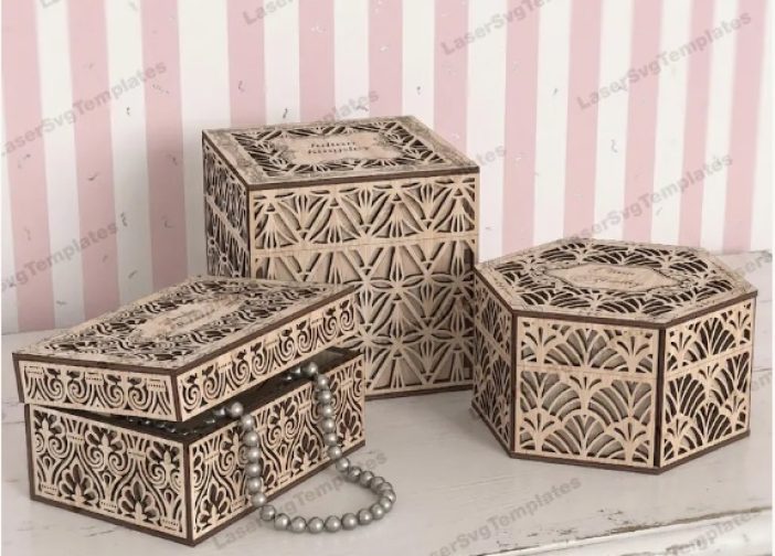 3 cajas de joyeria decorativa de boda Para mas Vectores Whatsapp 51969764199