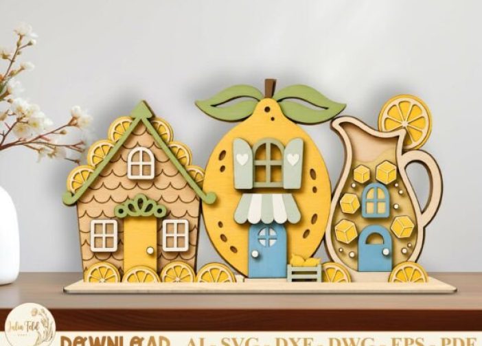 Adorno de Casita de limon