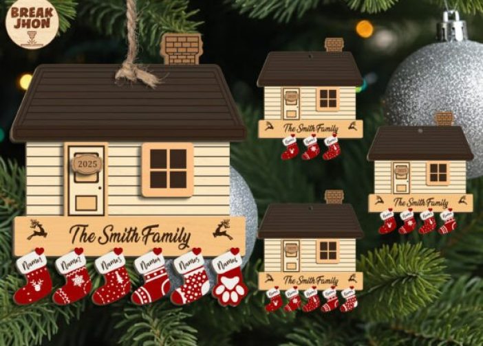 Adorno navideño personalizado