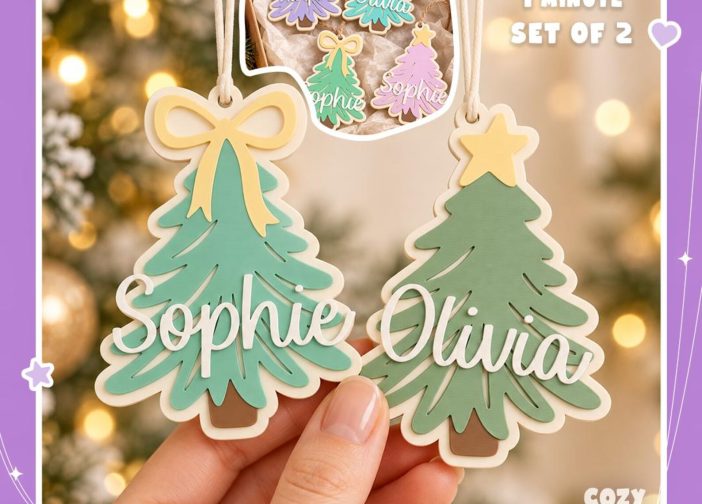 Adornos personalizados para árbol de navidad