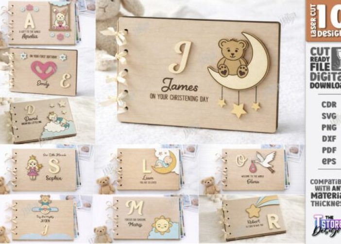 Álbum de fotos de bebé 3D