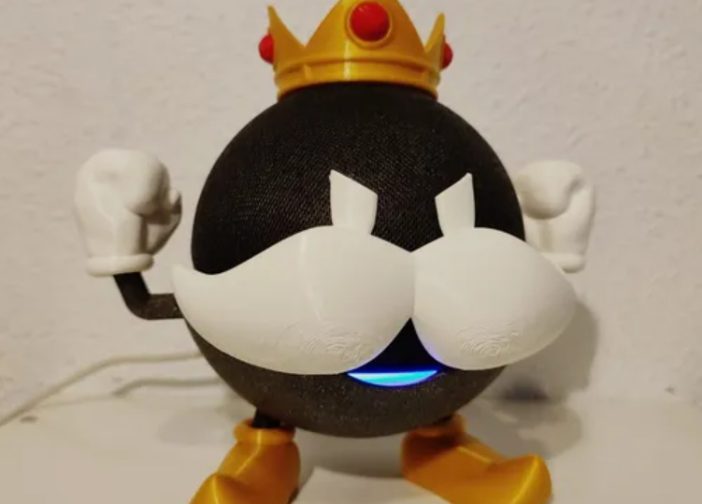 Alexa Echo y Echo Dot 4 y 5 generación Rey Bomb Mario Bros lo mejor en 3D al 51969764199