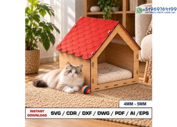 Archivo de la casa del gato, SVG de la casa de mascotas