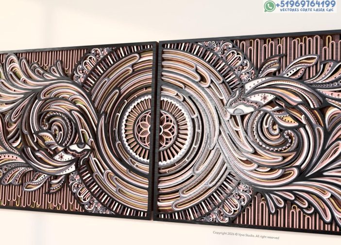 Arte mural 3d Koi Para mas Vectores Whatsapp 51969764199