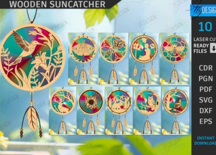 Atrapasueños con diferentes diseños