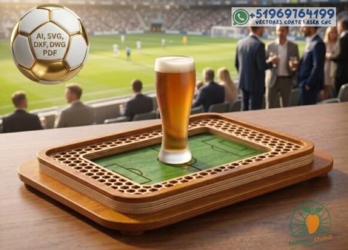 Bandeja de fútbol multicapa 3D Para mas Vectores Whatsapp 51969764199
