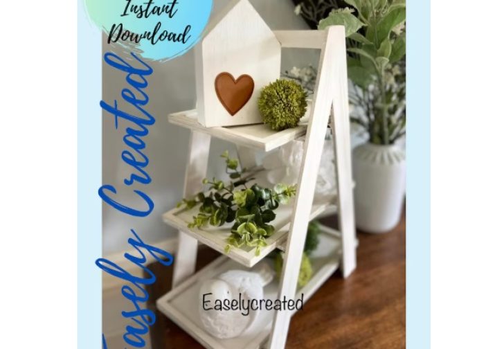 Bandeja para servir de varios niveles estilo granja