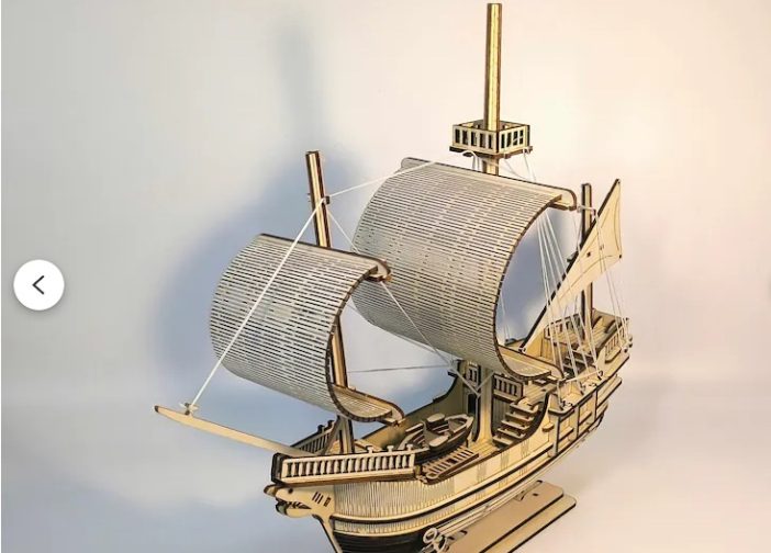 Barco 3d kit de ensamblaje