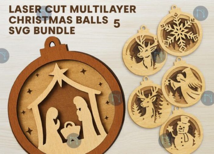 Bola navideñas multicapa