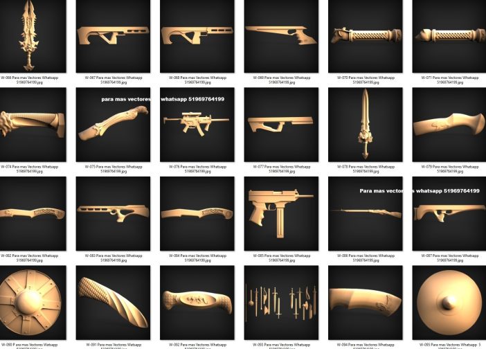 CNC Cuchillos Hachas Arma1