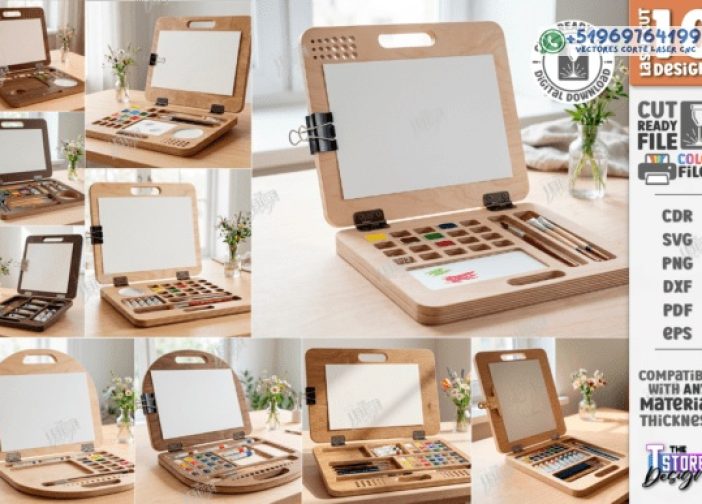 Caballete para paquete de dibujo CNC