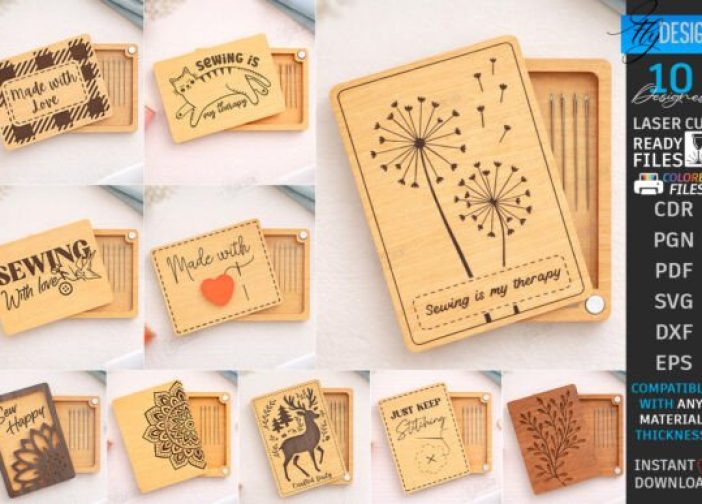 Caja de Paquetes de portaagujas costura