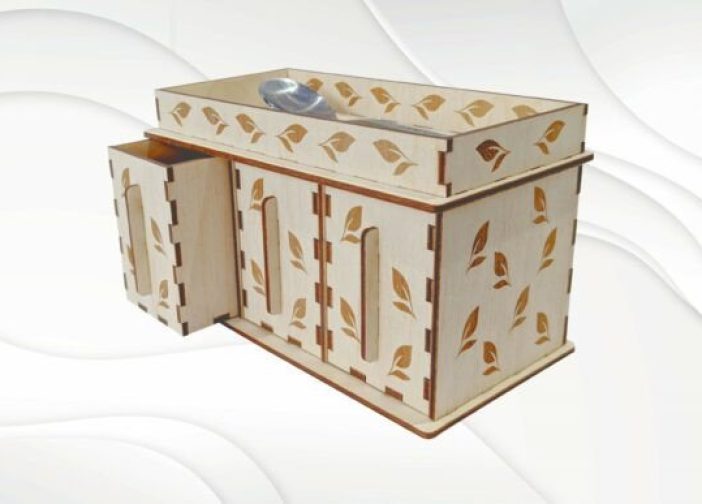 Caja de bolsitas de té para regalo, caja de almacenamiento para cocina