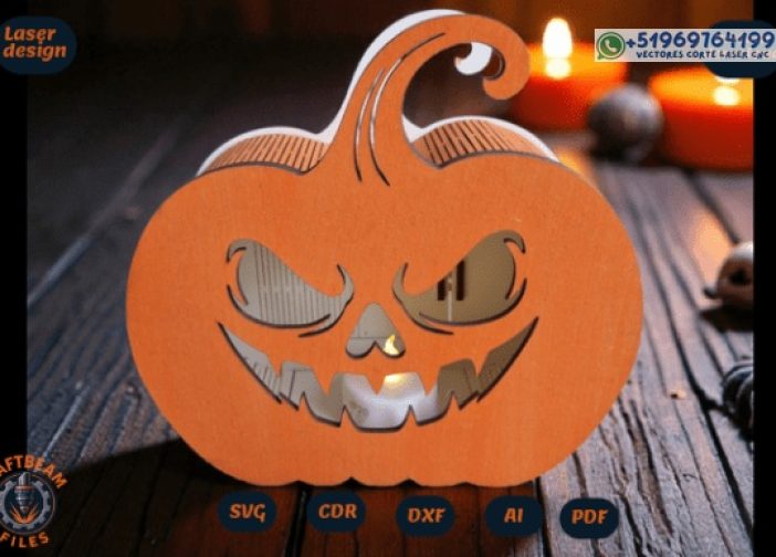 Caja de luz de calabaza