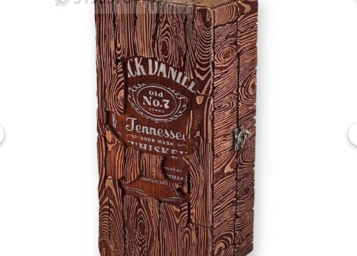 Caja de madera para whisky