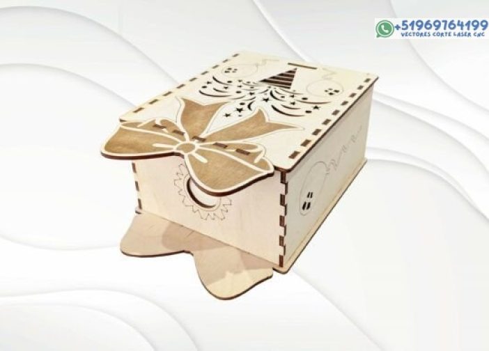 Caja de regalo Cajas de felicitación deslizantes con lazo
