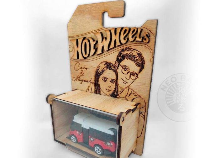 Caja de regalo de san valentin estuche estilo hot wheels