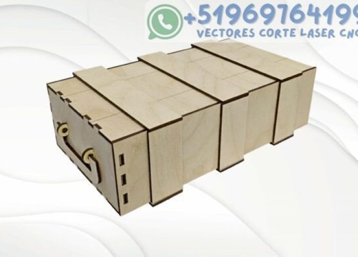 Caja de regalo deslizante con compartimento secreto