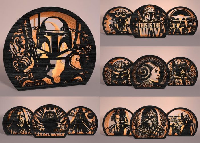 Caja de sombras Galaxy warrior