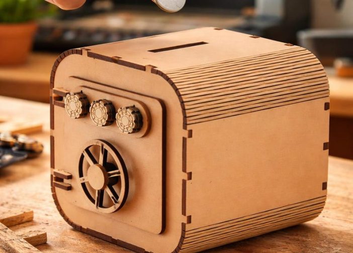 Caja fuerte hucha mecanica