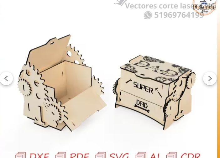 Caja mecánica personaliada